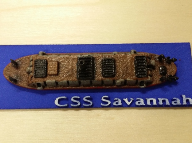 1/600 CSS Savannah in Black Natural Versatile Plastic