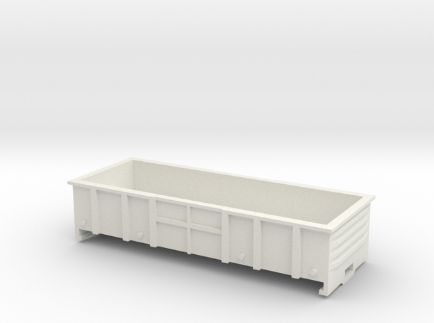 LC Wagon, New Zealand, (OO Scale, 1:76) in White Natural Versatile Plastic