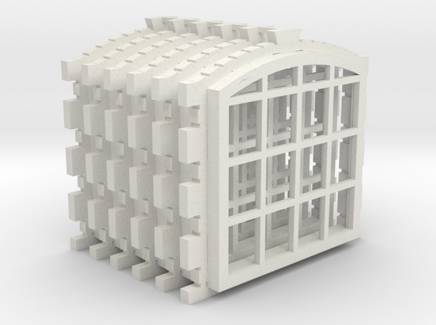 Engine Shed 6 Window Set Master in White Natural Versatile Plastic