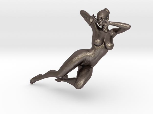 Sexy Girl-003 sacle 1/20 Passed in Polished Bronzed Silver Steel