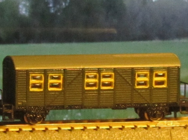 MCi-43 Behelfspersonenwagen (Z, 1:220) in Tan Fine Detail Plastic