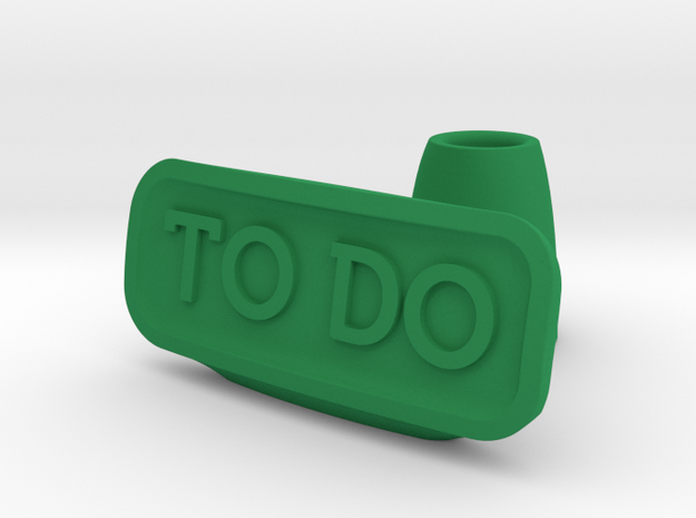 To Do list holder in Green Processed Versatile Plastic