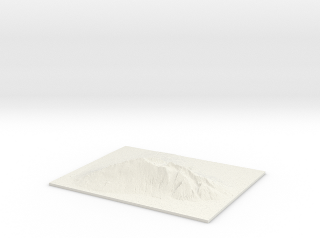 Haleakala, 2.5x, 8" in White Natural Versatile Plastic