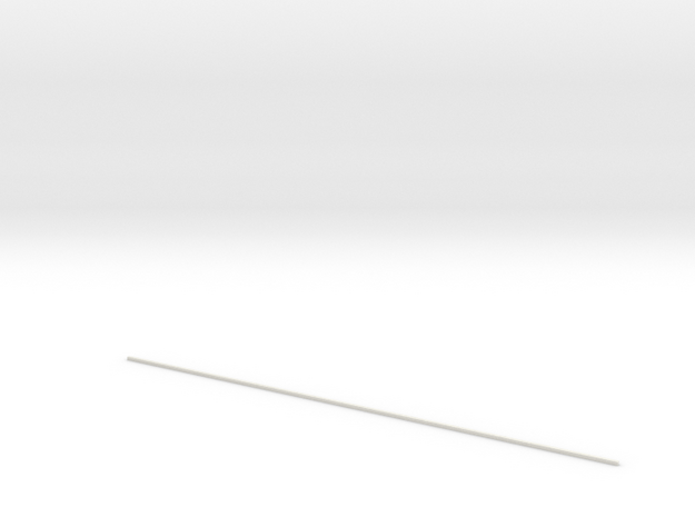 Lapping Rod (Length:20inch/635mm) in White Natural Versatile Plastic