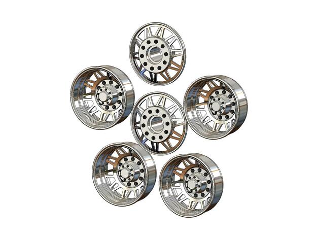 1:16 TRIANG WHEELS TRUCK in White Natural Versatile Plastic