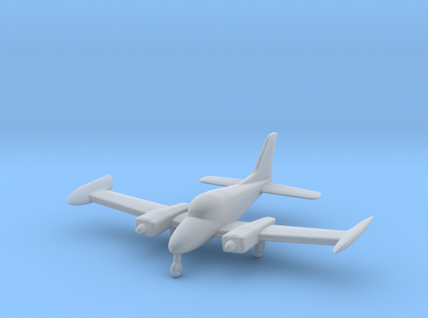 Cessna 310 - 1:144 scale in Tan Fine Detail Plastic