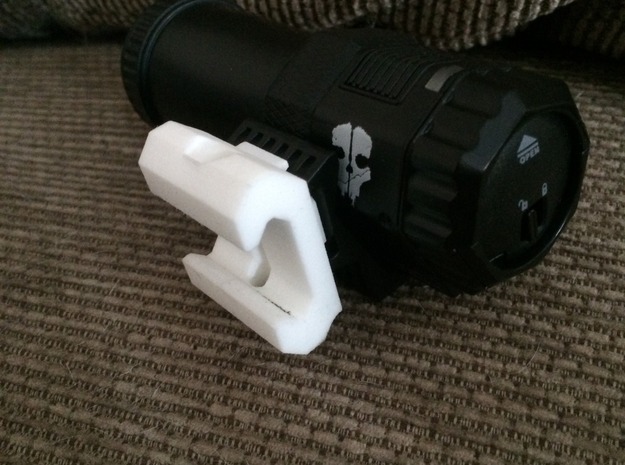Call Of Duty Ghosts Camera Picatinny Mount in White Natural Versatile Plastic