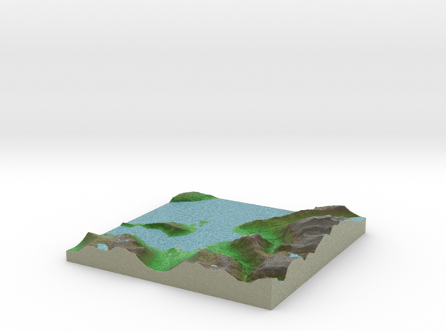 Terrafab generated model Mon Jun 08 2015 16:08:11  in Full Color Sandstone