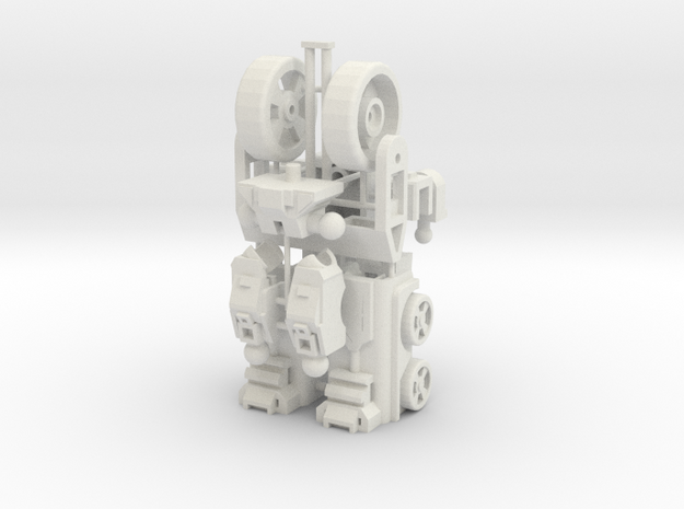 Customatron - Landformer - Base Kit in White Natural Versatile Plastic