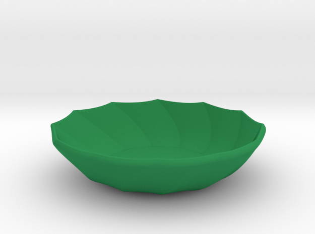 0199 Model (d=10cm,h=2.5cm) #001  in Green Processed Versatile Plastic