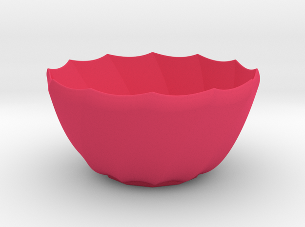 0200 Model (d=10cm,h=5cm) #002 in Pink Processed Versatile Plastic