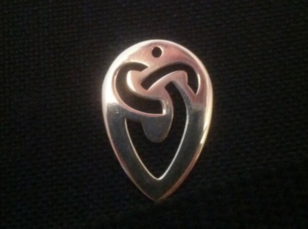 1mm Celtic Jazz Pick in Natural Silver
