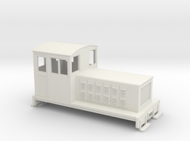  HOn30 Endcab conversion 3 for Kato 11-105 chassis in White Natural Versatile Plastic