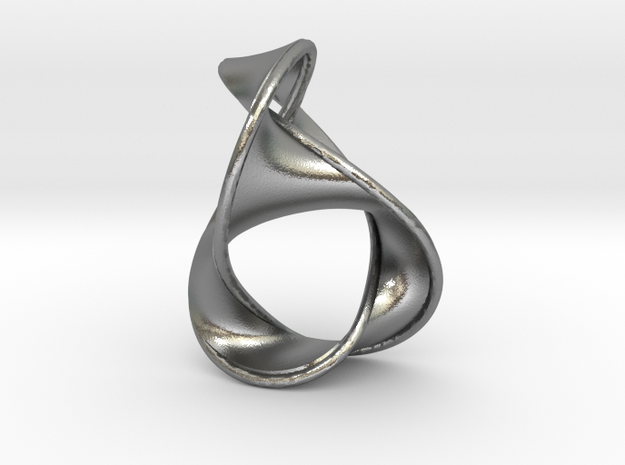 Figure 8 Knot Earring in Natural Silver