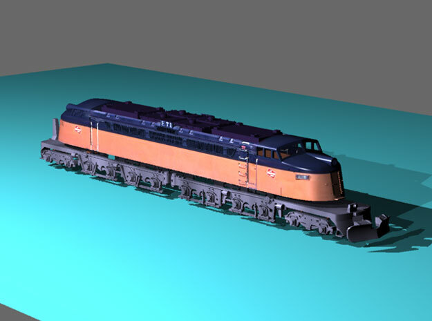 NScale EF4 Little Joe, Milwaukee Road Late in Smooth Fine Detail Plastic