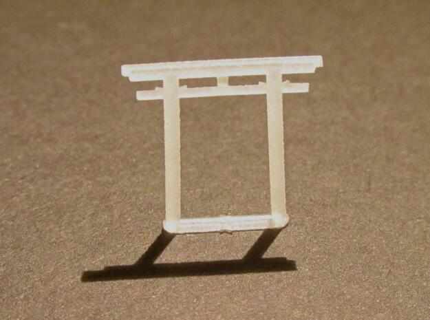 Torii, Hachiman small 5x (N-gauge) in Smooth Fine Detail Plastic