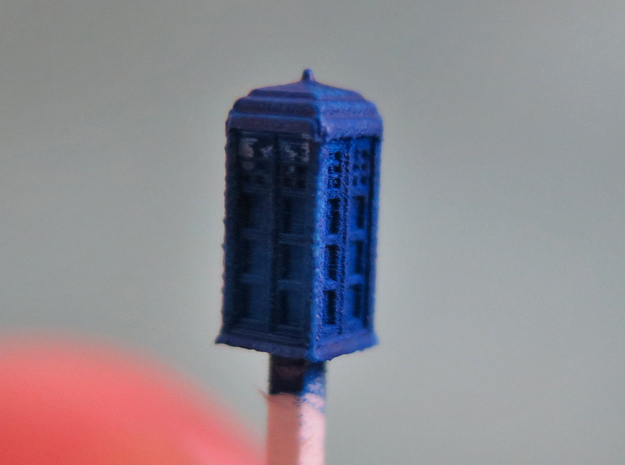 1/450 Police Call Box x1 (Tardis) in Smooth Fine Detail Plastic