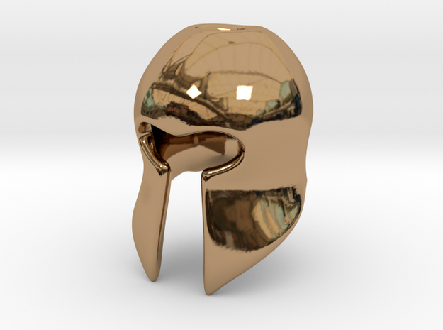 Helm in Polished Brass