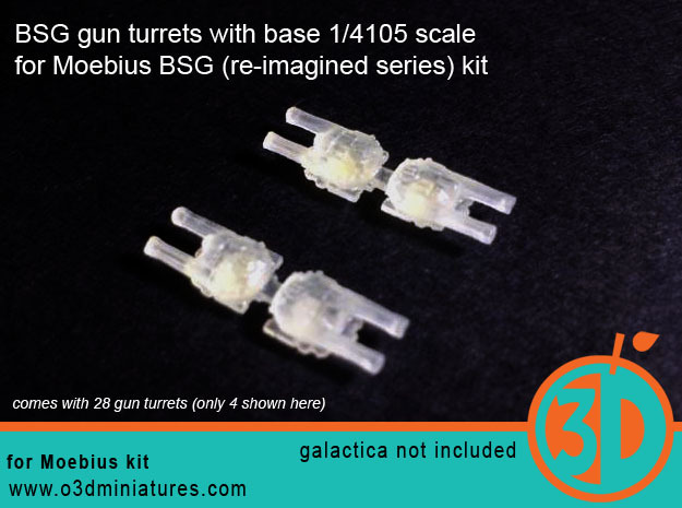  BSG Turrets with Base 1/4105 SWFUD-4105-003