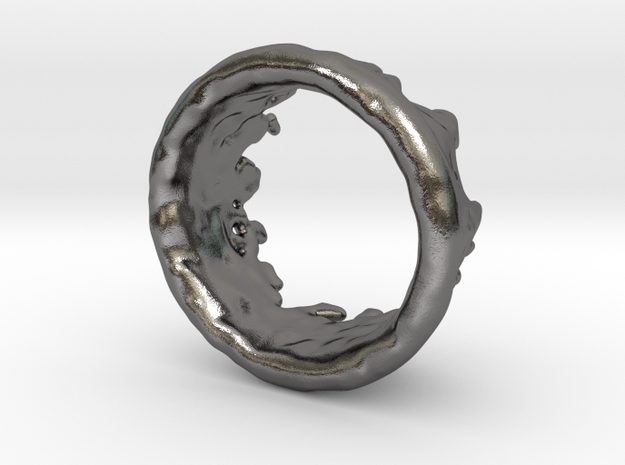 Ring Melting No.9 in Polished Nickel Steel