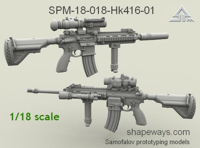 1/18 SPM-18-018-Hk416-01 HK 416 Variant I