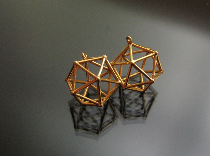 Icosahedron Earrings