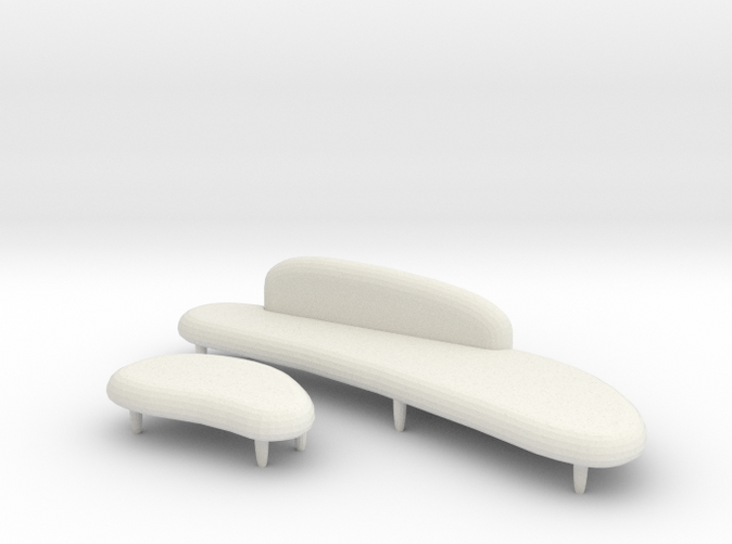 1:24 - Freeform Sofa by Isamu Noguchi