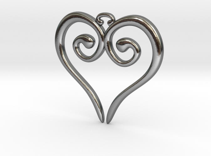 Medieval Heart Silver