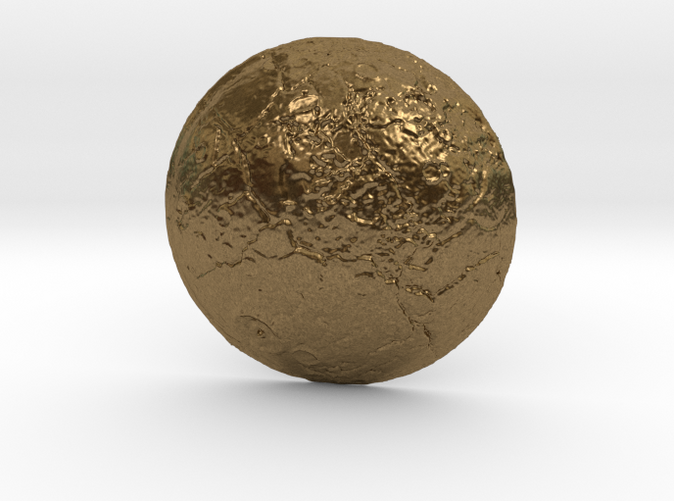 3D render raw bronze