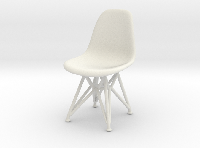 1:12 - Miniature Eames Plastic Chair DSW - Charles Eames
