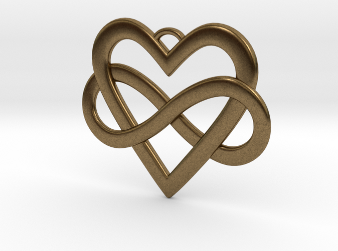 Ever-Heart necklace - Bronze