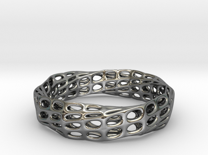Mobius Band Voronoi Bracelet (003)