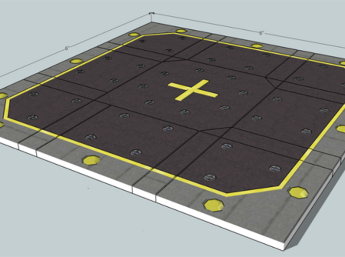 Download SciFi Tile X1 - Landing Pad (VGA7SL43R) by Vinglo