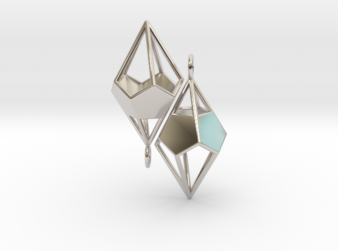 Deltohedron Earrings - Render
