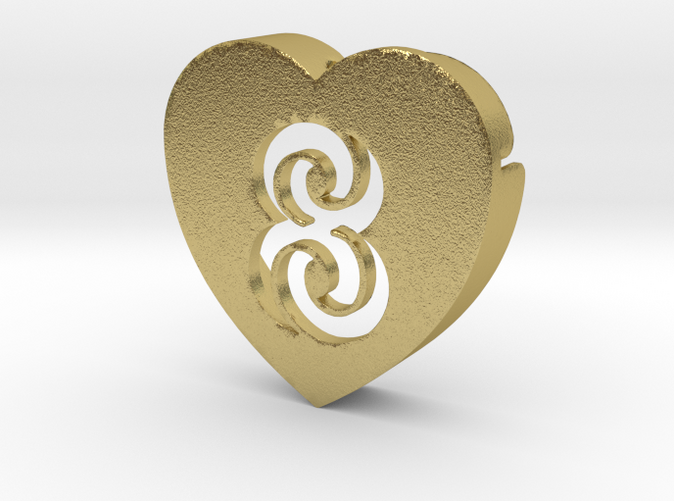 Heart shape DuoLetters print 8