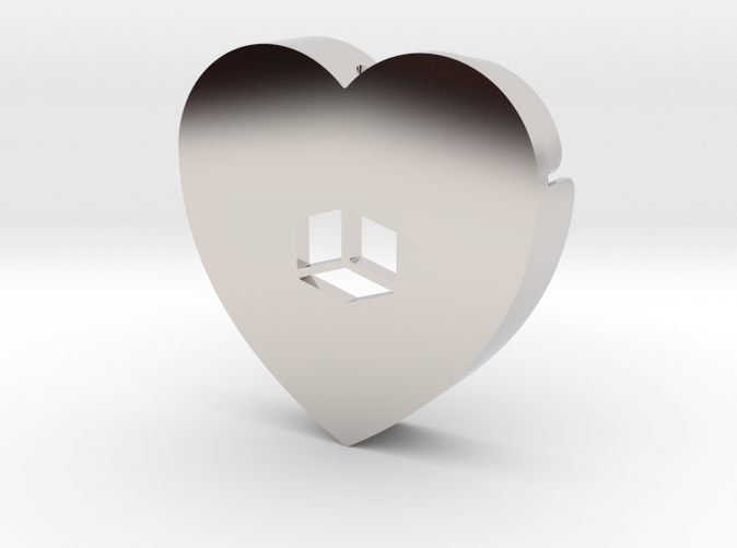 Heart shape DuoLetters print •