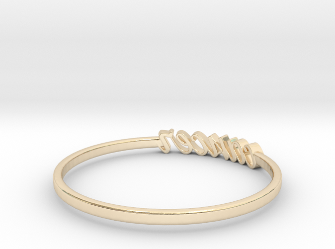 14k Gold Plated Brass Cancer ring