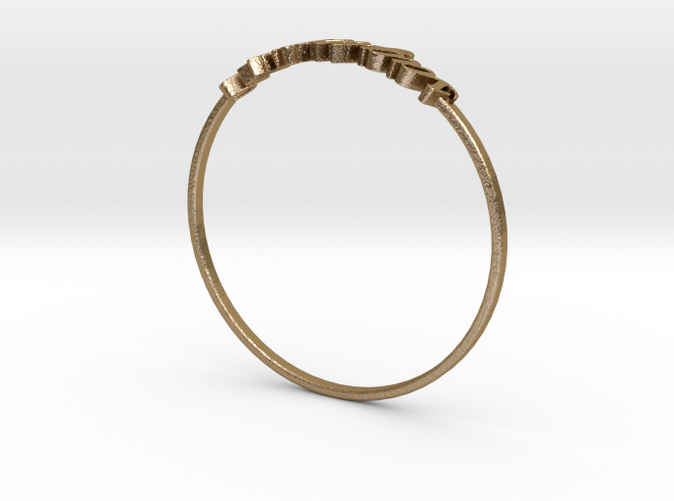 Polished Gold Steel Scorpio / Scorpion ring