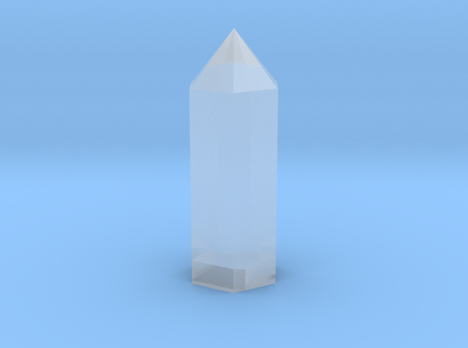 Clear FCCE Crystal