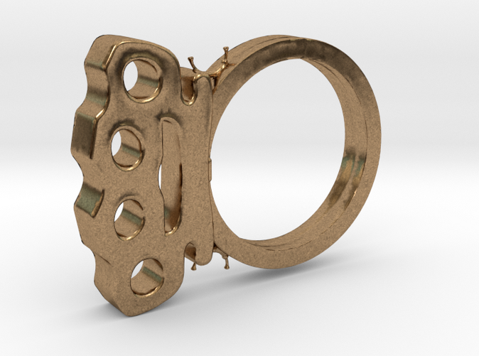Brass Knuckles Ring (UKGTWMXKH) by chrisjones3d