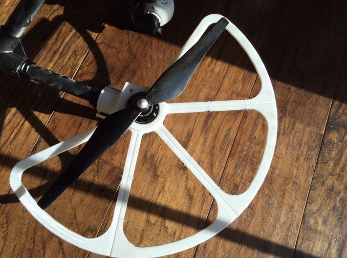 Inspire 1 Prop Guards: Left Front and Rear Right 3d printed 