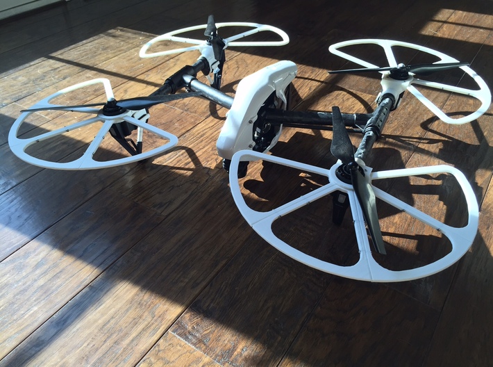 Inspire 1 Prop Guards: Right Front and Rear Left 3d printed