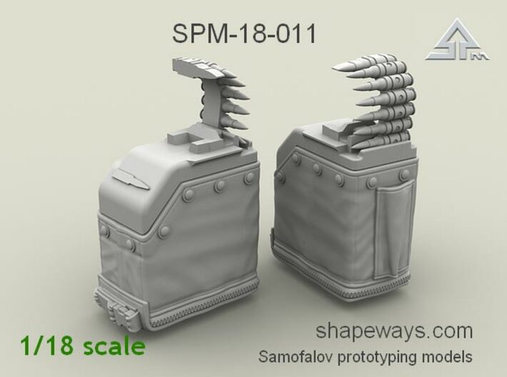 1/18 SPM-18-011 LBT MK48 Box Mag (middle) 3d printed