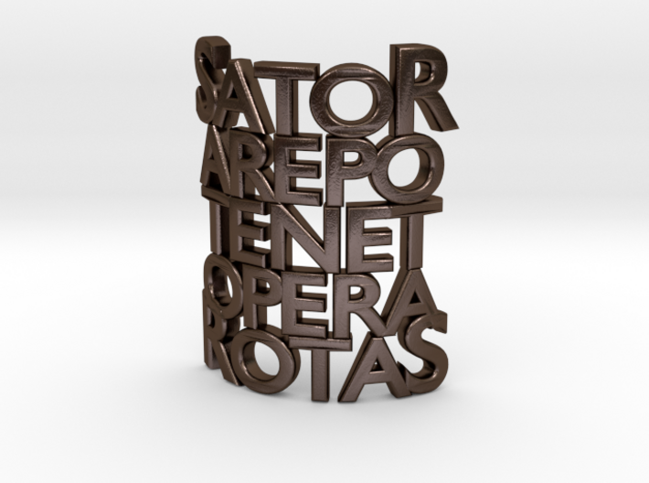 Sator Arepo Tenet Opera Rotas 3d printed