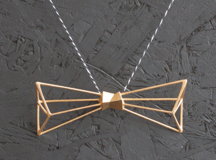 Bow Tie and Necklace in one 3d printed 