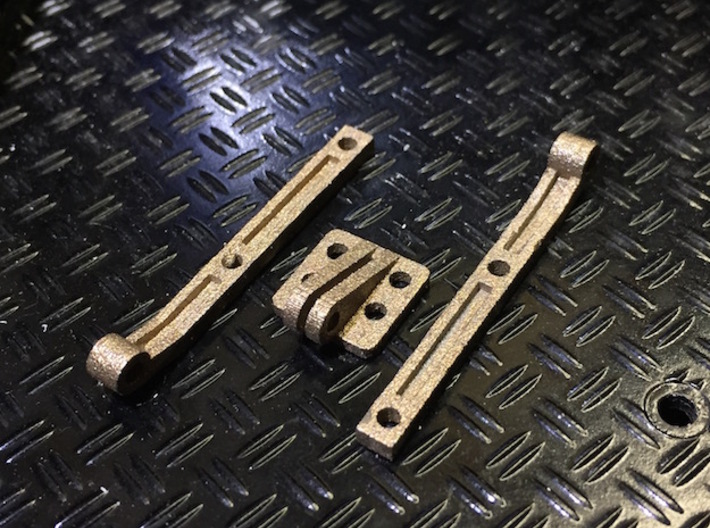 Defender Tailgate Hinges 3d printed Finished product shown.