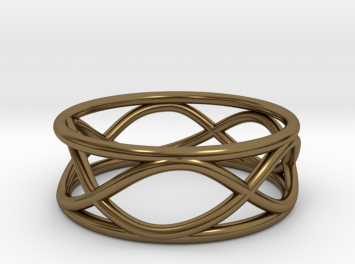 Infinity Ring- Size 6 3d printed
