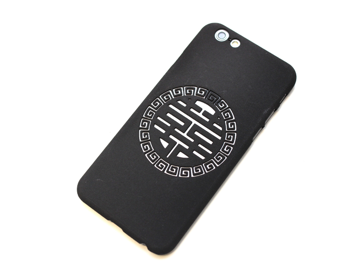 Chinese Lucky Mark 喜喜 iPhone6 case  3d printed 
