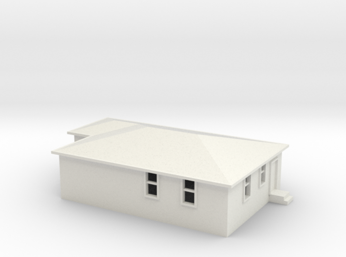 N Scale Australian House #2B 3d printed