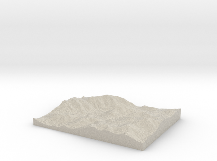 Model of Mount Colden 3d printed
